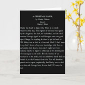 Ein Weihnachtslied Charles Ens Buch Leser Geschenk Karte (Gelbe Blume)