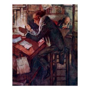 Ein Weihnachtslied: Cratchit und Scrooge Poster