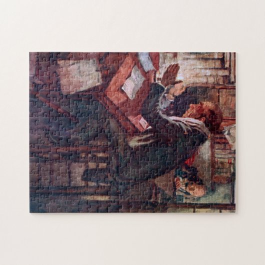 Ein Weihnachtslied: Cratchit und Scrooge Puzzle (Horizontal)