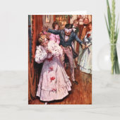 Ein Weihnachtslied Dankeskarte (Vorderseite)