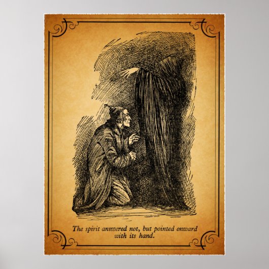 Ein Weihnachtslied: Der Geist antwortete nicht Poster (Vorne)