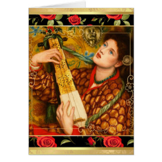 Ein Weihnachtslied der Rossetti Art Christmas Card