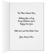 Ein Weihnachtslied der Rossetti Art Christmas Card (Innen (Rechts))