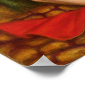 Ein Weihnachtslied der Vintagen Kunst Poster (Ecke)