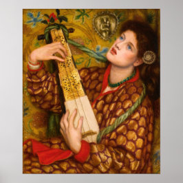 Ein Weihnachtslied der Vintagen Kunst Poster