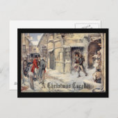 Ein Weihnachtslied Feiertagspostkarte (Vorne/Hinten)