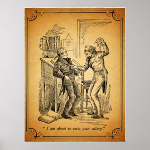 Ein Weihnachtslied: Gehälter erhöhen Poster