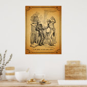 Ein Weihnachtslied: Gehälter erhöhen Poster (Küche)