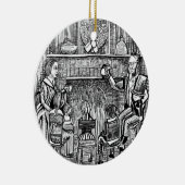 Ein Weihnachtslied: Gründer des Festes Keramik Ornament (Rechts)