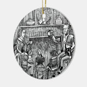 Ein Weihnachtslied: Gründer des Festes Keramik Ornament (Links)