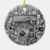 Ein Weihnachtslied: Gründer des Festes Keramik Ornament (Hinten)