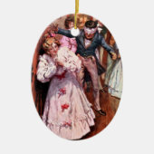 Ein Weihnachtslied Keramik Ornament (Vorne)