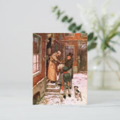 Ein Weihnachtslied: Lieferung durch die Türkei Postkarte (Stehend Vorderseite)