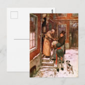 Ein Weihnachtslied: Lieferung durch die Türkei Postkarte (Vorne/Hinten)