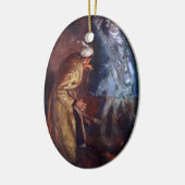 Ein Weihnachtslied: Marleys Geist Keramik Ornament (Links)