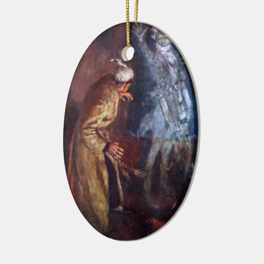 Ein Weihnachtslied: Marleys Geist Keramik Ornament (Links)