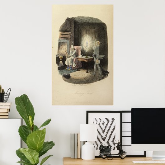 Ein Weihnachtslied: Marleys Geist Poster (Heimbüro)