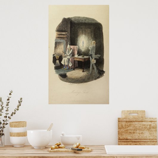 Ein Weihnachtslied: Marleys Geist Poster (Küche)