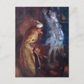 Ein Weihnachtslied: Marleys Geist Postkarte (Vorderseite)