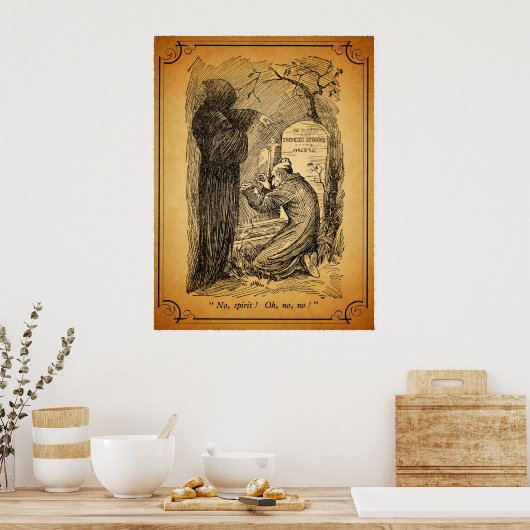 Ein Weihnachtslied: Nein, Geist! Poster (Küche)