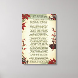 Ein Weihnachtslied: Ole St. Nick | Leinwanddruck