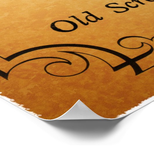 Ein Weihnachtslied Poster (Ecke)