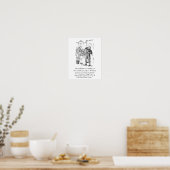 Ein Weihnachtslied Poster (Küche)
