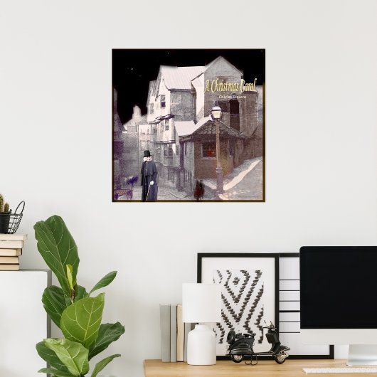 Ein Weihnachtslied Poster (Heimbüro)