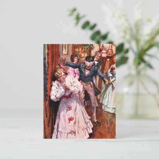 Ein Weihnachtslied Postkarte (Stehend Vorderseite)