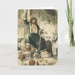 Ein Weihnachtslied: Scrooge's Dritter Besucher Feiertagskarte