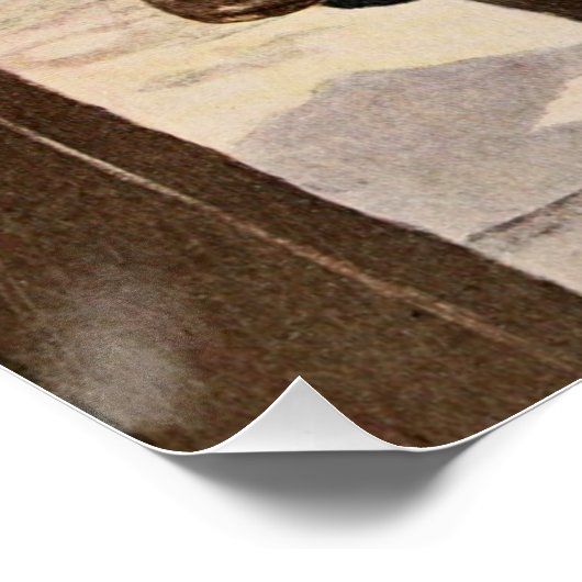 Ein Weihnachtslied: Tim & Mr. Cratchit Card Poster (Ecke)