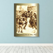 Ein Weihnachtslied - Tiny Tim Leinwanddruck (Insitu (Holzboden))