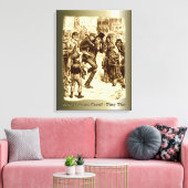 Ein Weihnachtslied - Tiny Tim Leinwanddruck (Insitu (Wohnzimmer))