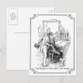 Ein Weihnachtslied: Verlass es allein Feiertagspostkarte (Vorne/Hinten)