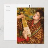 Ein Weihnachtslied Vintage-Kunst Postkarte (Vorne/Hinten)