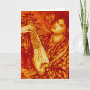 Ein Weihnachtslied von Rossetti Karte