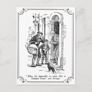 Ein Weihnachtslied: Warum ist es unmöglich Feiertagspostkarte