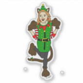 ein Weihnachtslieder Aufkleber (Vorderseite)