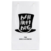 Ein Weihnachtslieder Bah Humbug Holiday-Geschenkta Kleine Geschenktüte (Vorderseite)