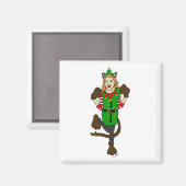 ein Weihnachtsmädchen Magnet (Vorderseite/Rückseite)