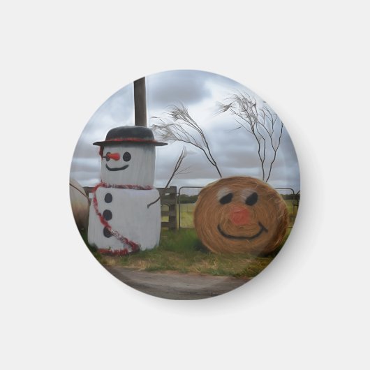 Ein Weihnachtsmagazin für Bauernhöfe Magnet (Vorne)