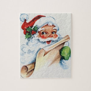 Ein Weihnachtsmann-Puzzle-Set für Weihnachten Puzzle