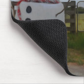 Ein Weihnachtsmäusepad auf dem Bauernhof Mousepad (Ecke)