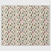 Ein Weihnachtsmuster mit Karierten, roten und grün Geschenkpapier (Flach)