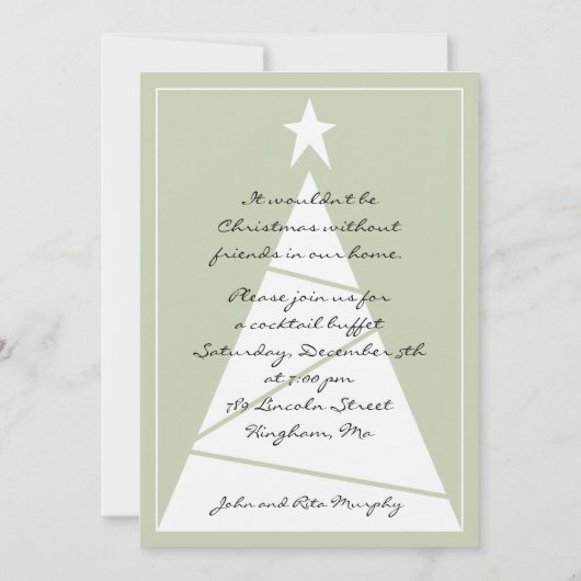 Ein WeihnachtsParty! Einladung (Vorderseite)