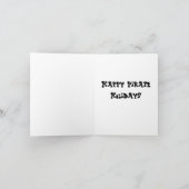 Ein Weihnachtspilz Feiertagskarte (Innenseite)