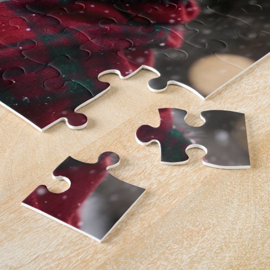 Ein Weihnachtsschimpanse Puzzle (Seite)