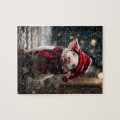 Ein Weihnachtsschwein Puzzle (Horizontal)