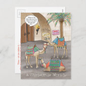 Ein Weihnachtswunder Feiertagspostkarte (Vorne/Hinten)