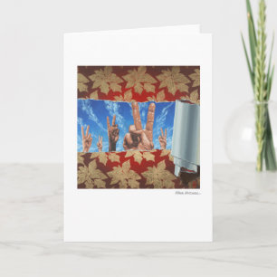 Ein Weihnachtswunsch Feiertagskarte